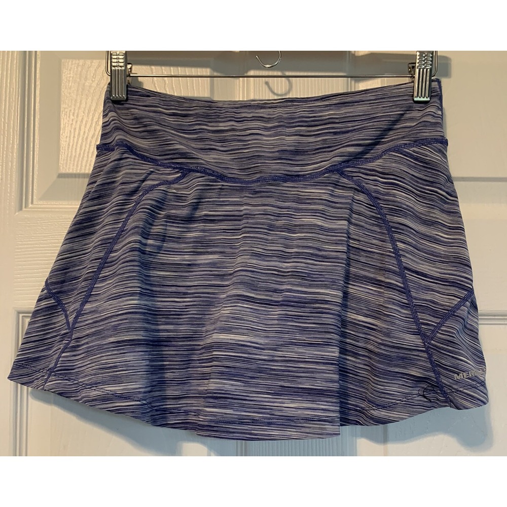 Merrell Selectwick Women's Skort Size XS Purple Space Dye Skirted Shorts